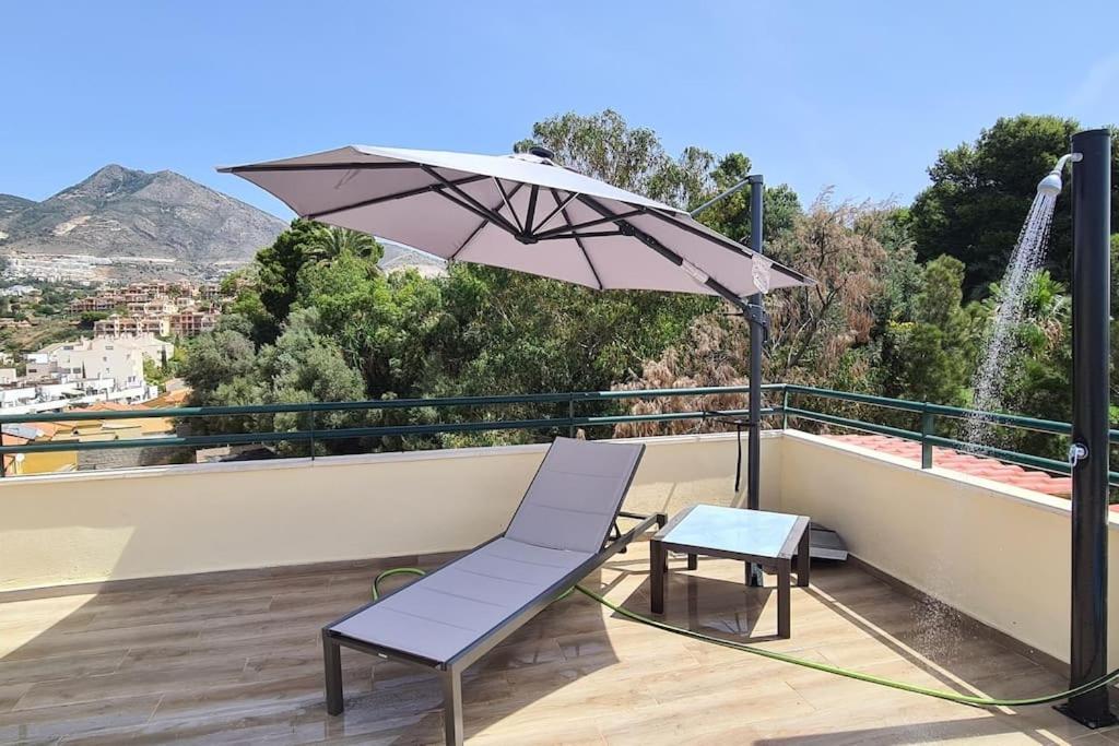 Luxury Penthouse With Sea&Mountain Views & Hot Tub - Tranquility & Rest Benalmádena Exterior foto